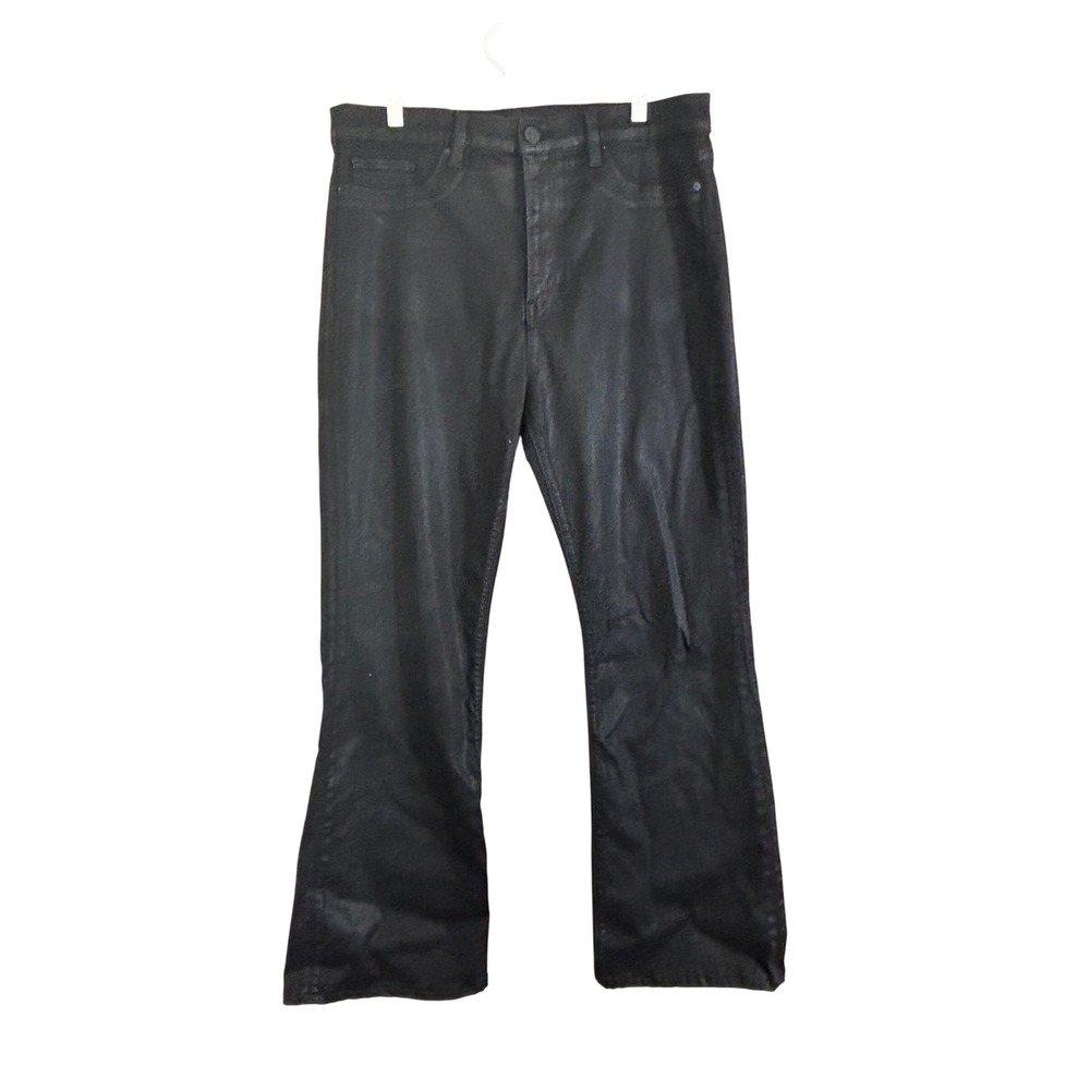 Hudson Nico Mid Rise Bootcut Coated Black Barbara Jeans Women's Size 34 - Picture 7 of 16